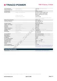 THM 15-4821 Datasheet Page 4