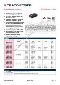 THM 20-4821 Datasheet Cover