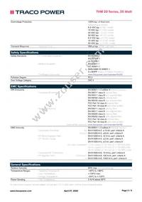 THM 20-4821 Datasheet Page 3