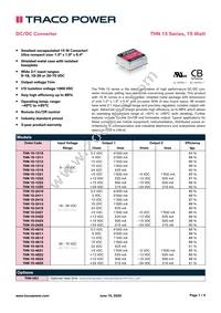 THN 15-4825WI Datasheet Cover