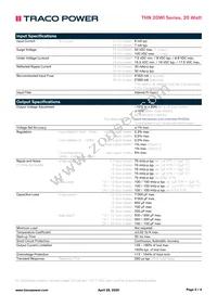 THN 20-4825WI Datasheet Page 2