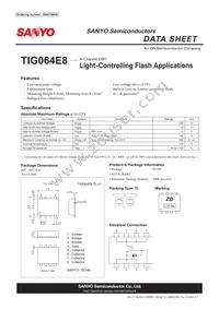 TIG064E8-TL-H Datasheet Cover