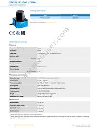 TIM320-1131000 Datasheet Page 2