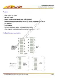 TIN-A1E61-F14 Datasheet Page 2