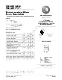 TIP3055 Datasheet Cover