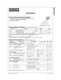 TIS74 Datasheet Cover