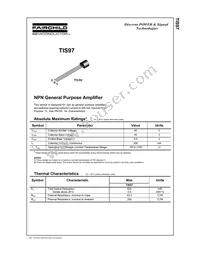 TIS97_J35Z Datasheet Cover