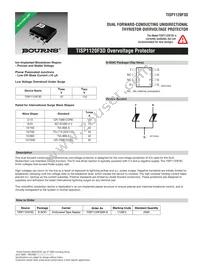 TISP1120F3DR-S Datasheet Cover