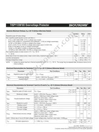 TISP1120F3DR-S Datasheet Page 2