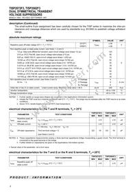 TISP2082F3DR-S Datasheet Page 2