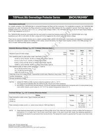 TISP4070L3BJR-S Datasheet Page 2