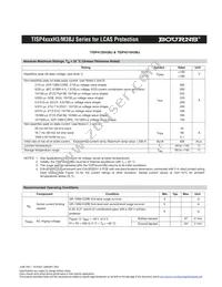 TISP4219H3BJR Datasheet Page 2