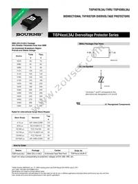 TISP4350L3BJR Datasheet Cover