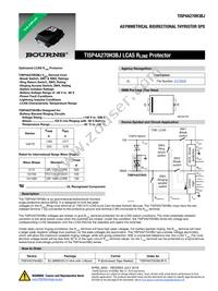 TISP4A270H3BJR-S Datasheet Cover