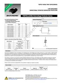 TISP4C395H3BJR-S Datasheet Cover