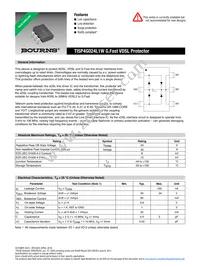 TISP4G024L1WR-S Datasheet Cover