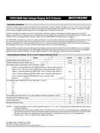 TISP61089BGDR-S Datasheet Page 2