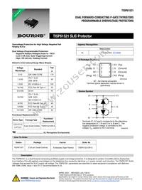 TISP61521DR-S Datasheet Cover