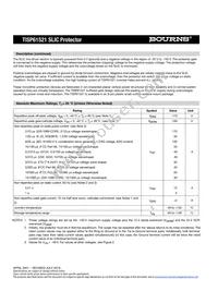 TISP61521DR-S Datasheet Page 2