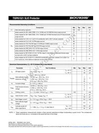 TISP61521DR-S Datasheet Page 3