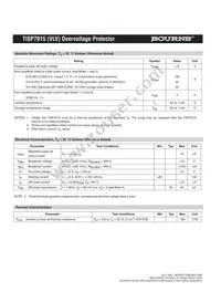 TISP7015DR-S Datasheet Page 2