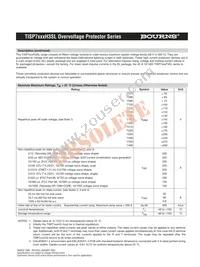 TISP7400H3SL Datasheet Page 3