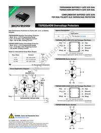 TISP8201HDMR-S Datasheet Cover