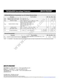 TISP8201HDMR-S Datasheet Page 4