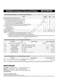 TISP8250DR-S Datasheet Page 2