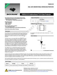 TISP83121DR-S Datasheet Cover