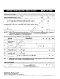 TISP83121DR-S Datasheet Page 2