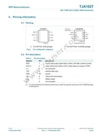 TJA1027T/20/1J Datasheet Page 4