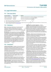 TJA1028T/5V0/20/DZ Datasheet Page 22