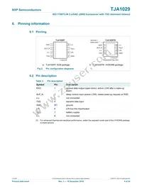 TJA1029T Datasheet Page 4