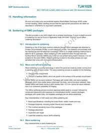 TJA1029T Datasheet Page 18