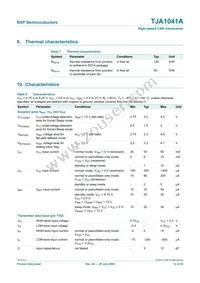 TJA1041AT/VM Datasheet Page 12