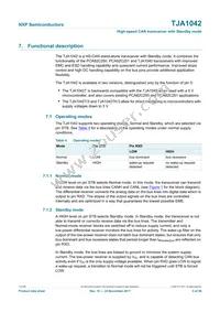 TJA1042T/CM Datasheet Page 5