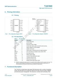 TJA1043TKJ Datasheet Page 5