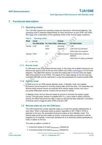 TJA1046TKZ Datasheet Page 5