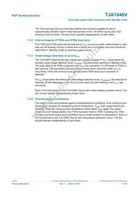 TJA1046VTKZ Datasheet Page 7