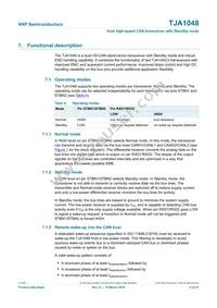 TJA1048T Datasheet Page 6