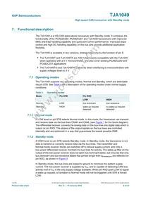 TJA1049T Datasheet Page 6