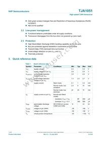 TJA1051T/3 Datasheet Page 2