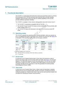 TJA1051T/E/1J Datasheet Page 5