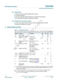 TJA1054T/N1M Datasheet Page 2