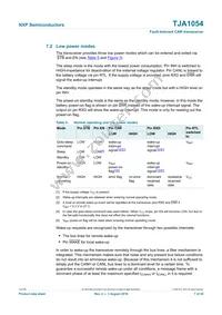 TJA1054T/N1M Datasheet Page 7