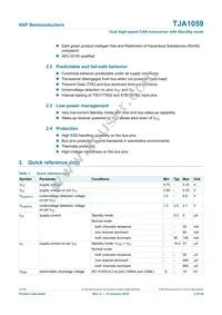 TJA1059TKJ Datasheet Page 2