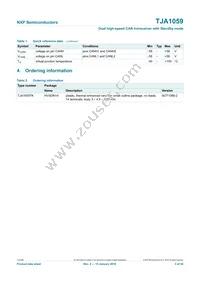 TJA1059TKJ Datasheet Page 3