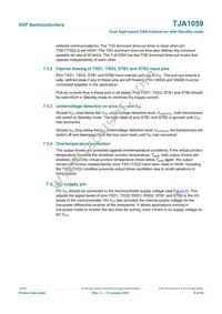 TJA1059TKJ Datasheet Page 8