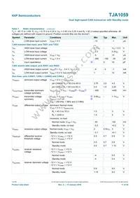 TJA1059TKJ Datasheet Page 11